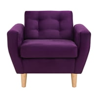 Bodevir - Sofa Bote 1C Felpa 05 Morado