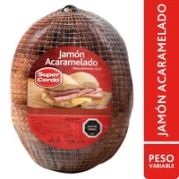 Jamón De Cerdo Acaramelado Granel 250 G Super Cerdo