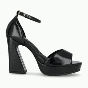 Sandalia Mujer Negro/Charol Cristine 319 Piccadilly