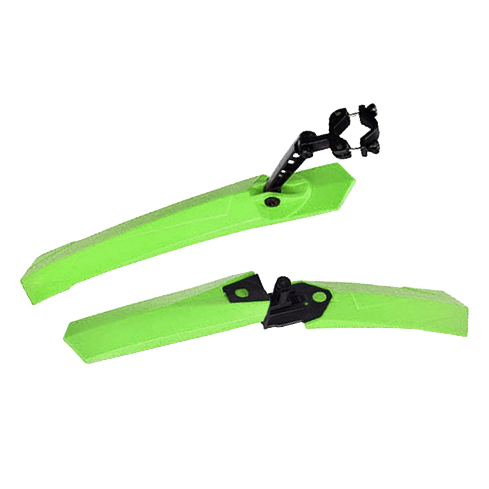 Magideal - 1 Par De Guardabarros Para Bicicleta, Guardabarros Para Bicicleta De Montaña, Conjunto Delantero Y Trasero Extraíble, Fácil Instalación, Guardabarros Verde