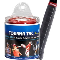 Overgrip Tourna Tac, Paquete De 30 Unidades, Talla Xl, Color Negro