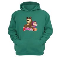 Genérico - Polerón Canguro Macha Verde Aguamarina Talla M Unisex