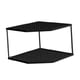 thumbnail image 1 of Estante De Almacenamiento De Cocina, Estante De Esquina, Soporte Para Gabinete De Encimera De Cocina, 2 Niveles, Negro, 1 of 5
