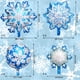 thumbnail image 2 of Set de globos con temática invernal Hicarer, 60 piezas, copos de nieve, 2 of 7
