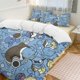 thumbnail image 1 of Squirtle Bed Duvet Cover Funny Anime Cartoon Bedding Sets Lightweight 3 Piece Comforter Sets, 1 of 5
