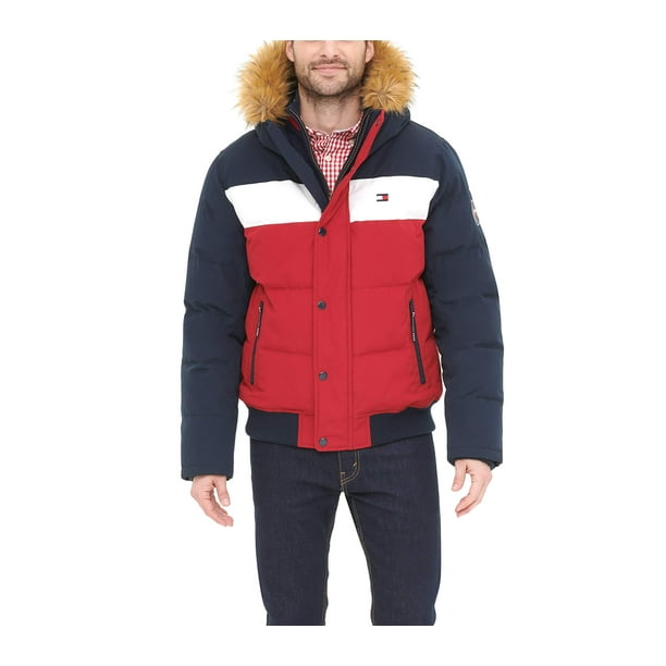 Chaqueta Tommy Hilfiger de tela ártica acolchada con esnórquel tipo bomber