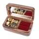 thumbnail image 3 of Caja de Música de Madera, Caja de Anillo de Compromiso, Almacenamiento, Regalos Del Día de San Valentín para Ella, Caja de Anillo Musical, Caja de Ani Marrón oscuro, 3 of 5