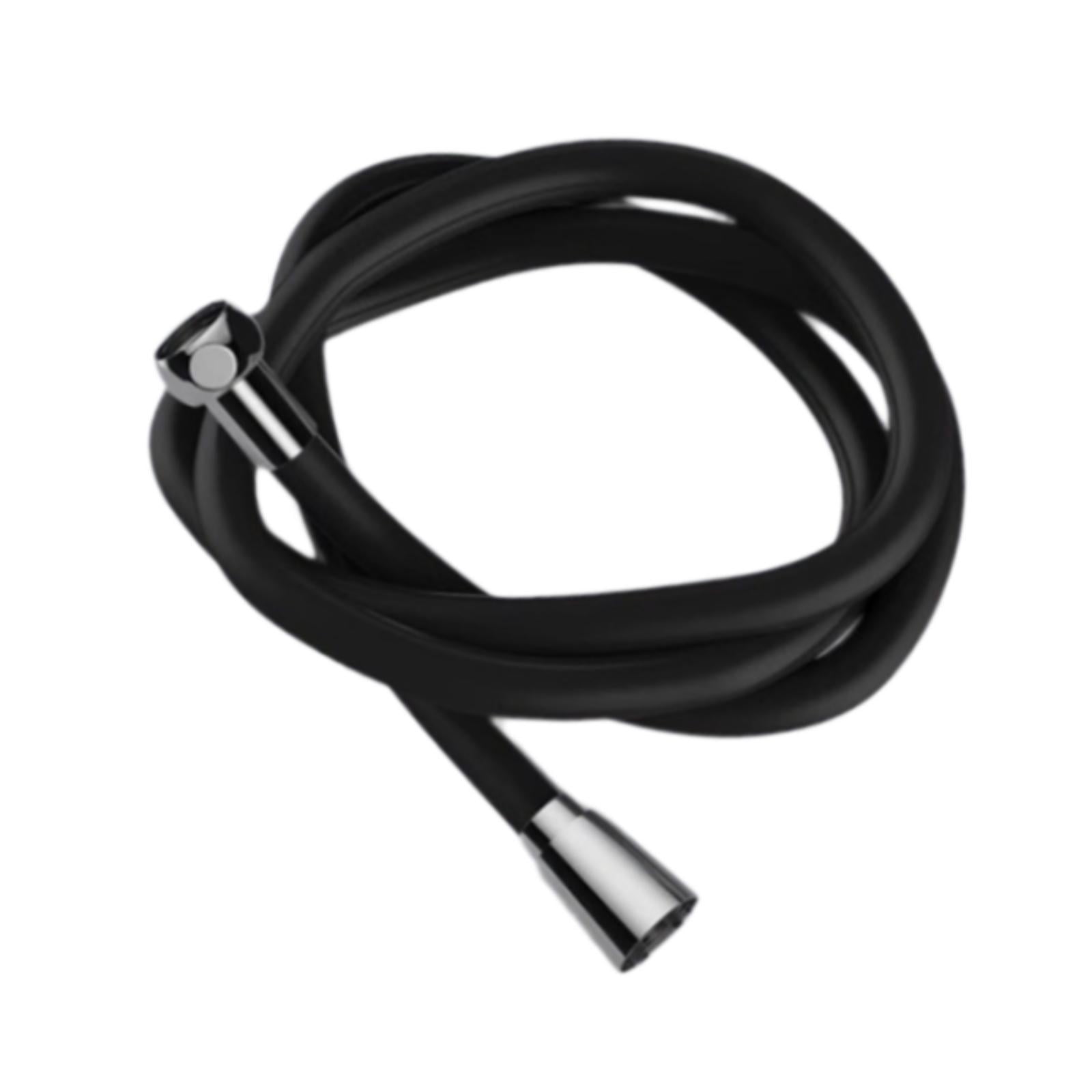 Magideal - Manguera De Ducha Extra Larga, A Prueba De Fugas, Antienrollamiento, Flexible, Universal, Conector G1/2, Para Baño, Dormitorio, Baño De Mascotas , Negro 15 M