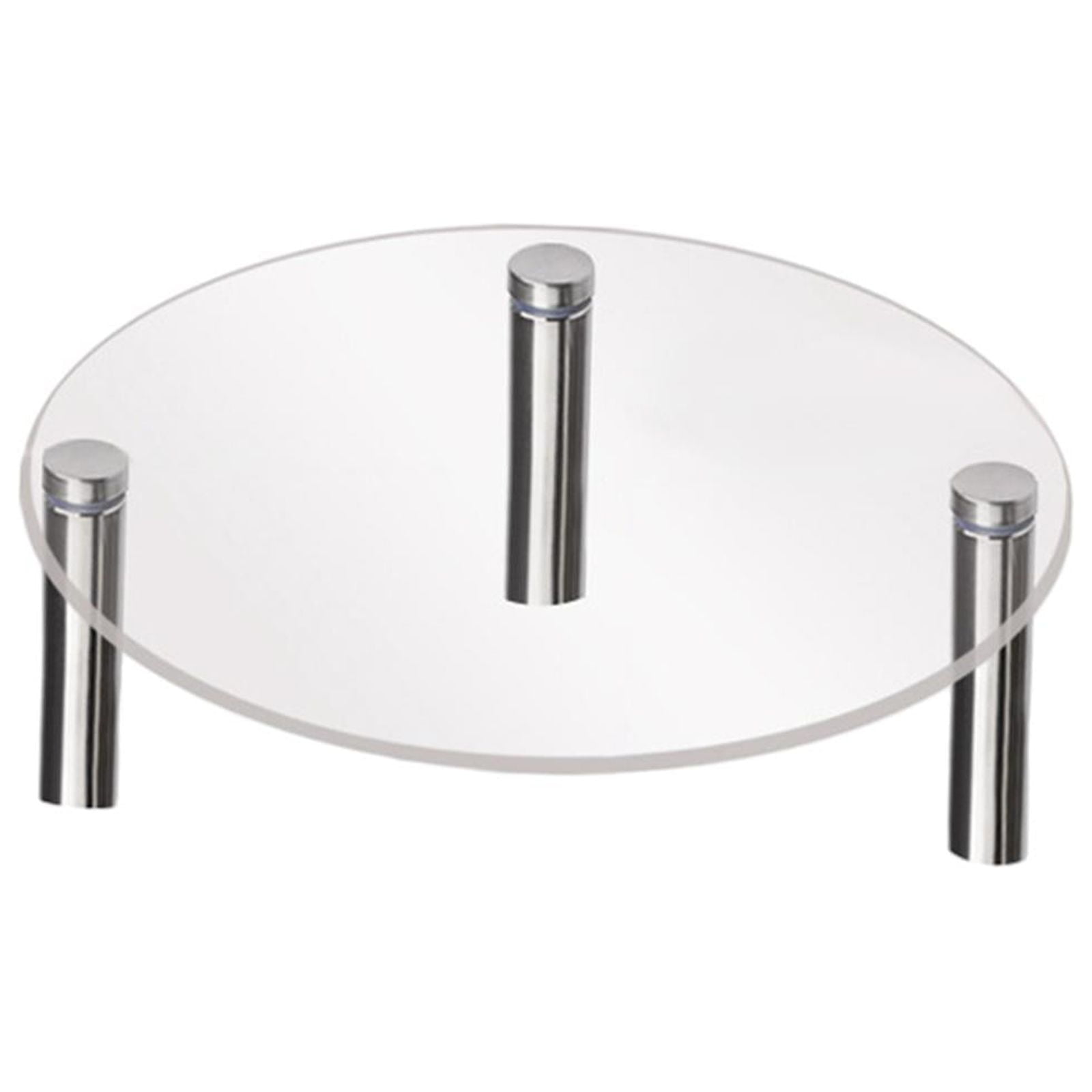 Magideal - Soporte De Exhibición Transparente Ensamblado, Soporte Para Presentación De Joyería, Soporte De Acrílico Para Pastel, Elevador De Exhibición De Joyerí Pequeño