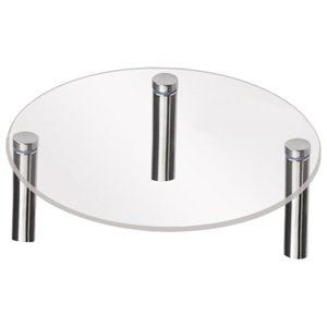 Magideal - Soporte De Exhibición Transparente Ensamblado, Soporte Para Presentación De Joyería, Soporte De Acrílico Para Pastel, Elevador De Exhibición De Joyerí Pequeño