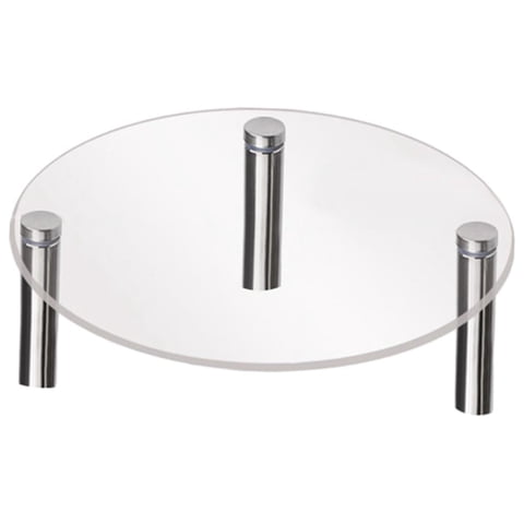 Magideal - Soporte De Exhibición Transparente Ensamblado, Soporte Para Presentación De Joyería, Soporte De Acrílico Para Pastel, Elevador De Exhibición De Joyerí Pequeño