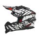 thumbnail image 3 of Casco O'NEAL 2 SRS Glitch Negro/Blanco - Talla Grande (LG), 3 of 6