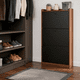 thumbnail image 3 of Zapatero Sw 4 Negro Cedro Muro 3 Niveles Madera 114*60*24, 3 of 3