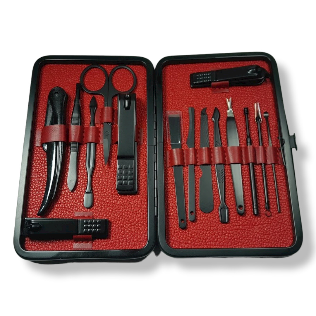 Invencible.Cl - 𝗦𝗘𝗧 𝗠𝗔𝗡𝗜𝗖𝗨𝗥𝗘 𝗣𝗘𝗗𝗜𝗖𝗨𝗥𝗘 𝗣𝗥𝗢𝗙𝗘𝗦𝗜𝗢𝗡𝗔𝗟 Black 15 Piezas Ak53