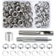 thumbnail image 1 of Kit de ojales para lonas, 100 juegos de ojales de 10 mm, kit de reparación de lonas, con 3 ojales, kit de herramientas para lonas, telas, cortinas y confecciones., 1 of 8