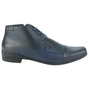 Botin Ferracini Hombre Frankfurt 4363 Azul Formal