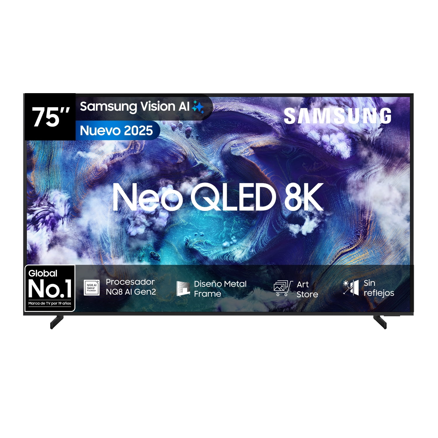 Samsung - 75" Neo Qled 8k Qn900f Vision Ai Smart Tv (2025)