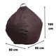 thumbnail image 2 of Pouf Pera Café Moro Omega 100x80x80, 2 of 3