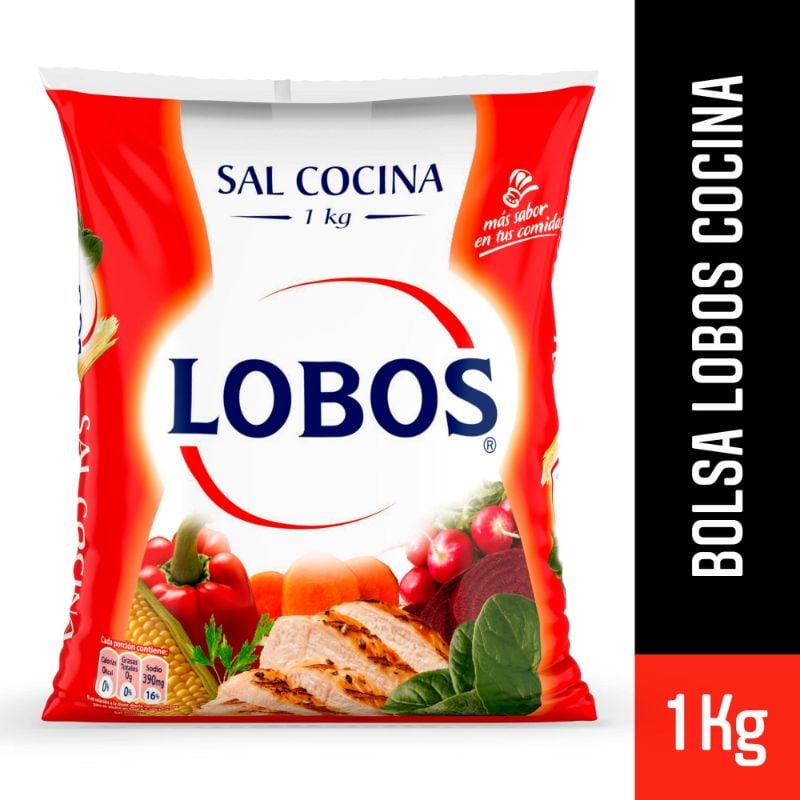 Sal Cocina Bolsa 1 Kg Lobos