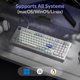 thumbnail image 3 of Teclado Keychron Q5 HE 96% con cable, RGB, intercambiable en caliente, blanco, 3 of 9
