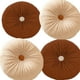 thumbnail image 3 of Set De 4 Cojines Diseño Boton Color Beige/café, 3 of 3