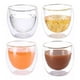 thumbnail image 3 of Taza Cafe 4 Vasos Vidrio Mug Doble Pared Térmica Reforzada, 3 of 8