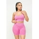 thumbnail image 1 of Conjunto Básico de Camiseta sin Mangas y Shorts Lavados sin Costuras, 1 of 5
