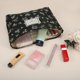 thumbnail image 5 of Unique Bargains Bolsa de Maquillaje de Lona Gran Capacidad Neceser Cosmético Bolsas Cosméticas para Mujeres Negro Rosa, 5 of 7