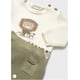 thumbnail image 3 of Polaina y jersey tricot bicolor verde 4 A 6 Meses, 3 of 6
