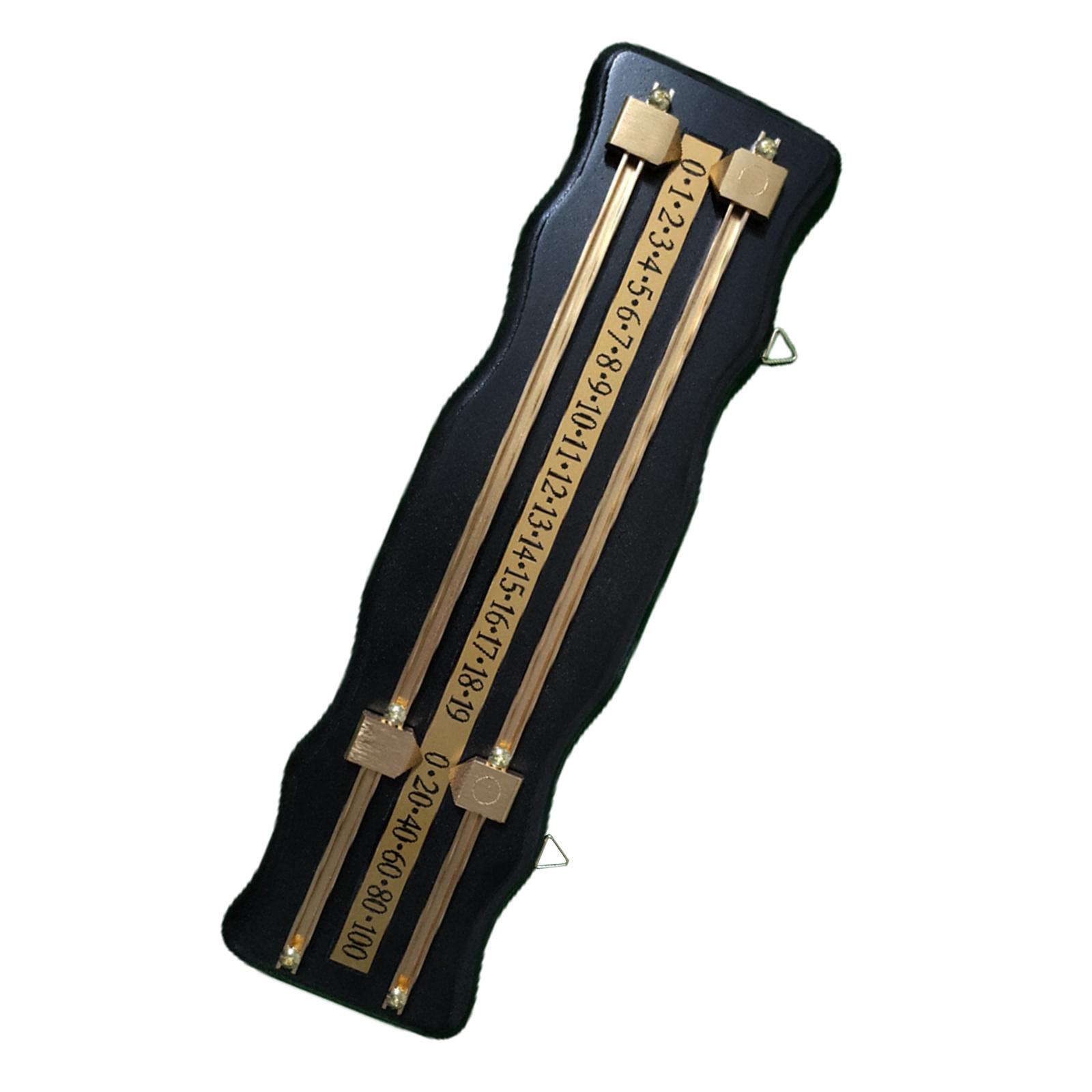Magideal - Marcador De Tejo De Madera, Artículos Para El Hogar, Contadores De Snooker, Dispositivo De Puntuación, Accesorio Para Tablero De Puntuación De Billar Negro