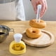 thumbnail image 1 of Creative Plastic Donut Mold Cake Mold Baking Pan Dessert Bread Paper Cutter Tool, 1 of 5