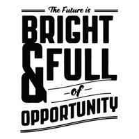 Rienda Libre Graphics - Decomural The Future Is Bright Inspirational Ws-34294
