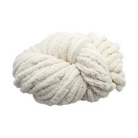 Bothyi - Hilo Grueso De Chenilla Lavable, Hilo Súper Voluminoso Para Tejer A Ganchillo, Color Beige