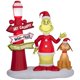 thumbnail image 1 of Grinch & Max inflable navideño con poste de lámpara de 180 cm de altura, 1 of 5