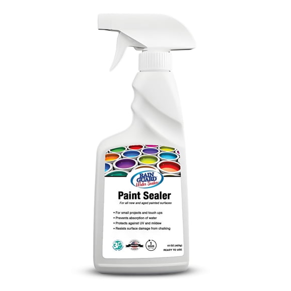 Sellador de pintura en aerosol Rain Guard, 473 ml, impermeabilizante listo para usar