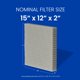 thumbnail image 4 of Reemplazo del filtro humidificador del panel de agua AprilAire 12, 4 of 8