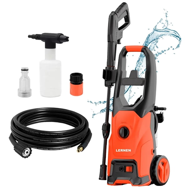 Hidrolavadora 1.600w con Espumador y Ruedas LERNEN - HIDRO-1600