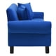 thumbnail image 4 of Sofa Lua 3c + 2 Pouf Felpa 20 Azul Rey, 4 of 4