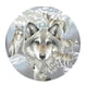 thumbnail image 2 of Kit de punto de cruz estampado para principiantes Patrón de lobo impreso 11CT 48 x 48 cm, 2 of 5