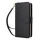 thumbnail image 2 of Funda Cartera con Cremallera y Correa para iPhone 16 Pro Max Soporte y Tarjetero Negro, 2 of 6