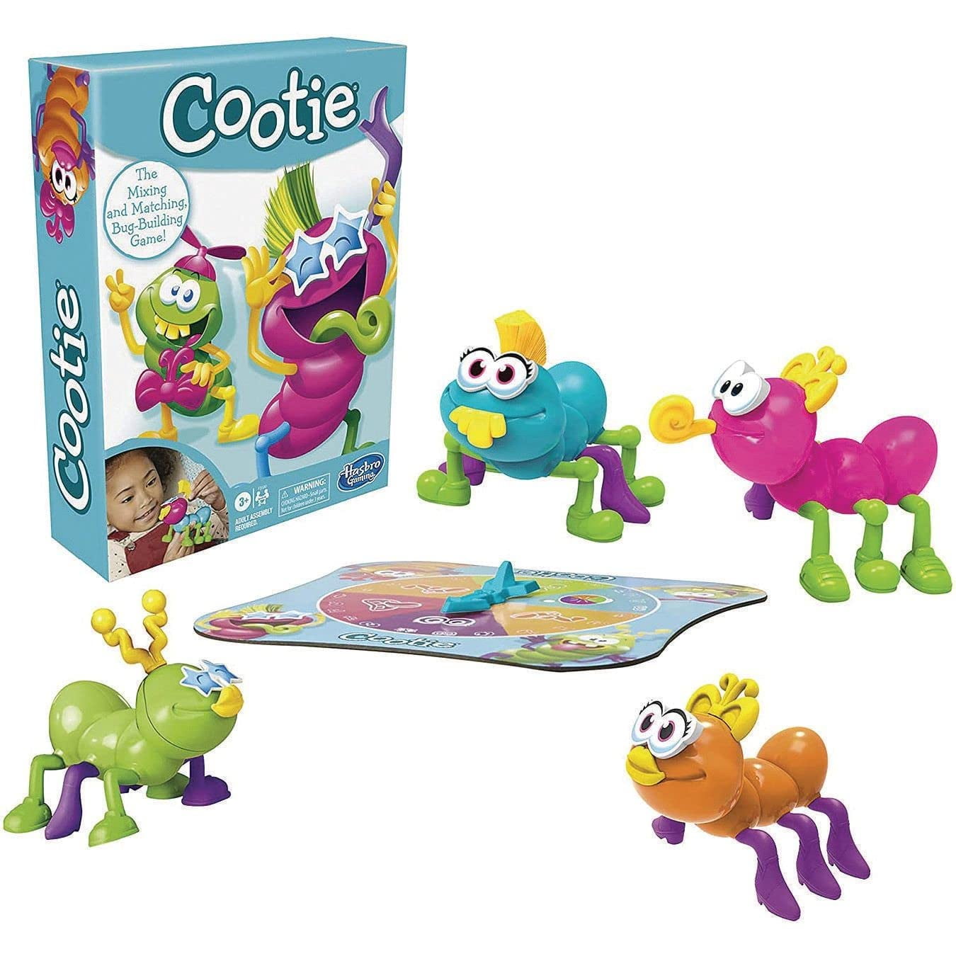 Hasbro Gaming Cootie Juego De Mezcla Y Emparejamiento De Con Hasbro Gaming Hasbro Gaming