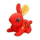 thumbnail image 2 of Animal De Peluche De Simulación De Año Nuevo Chino Para Cafés De Vacaciones Rojo 30 Cm, 2 of 5