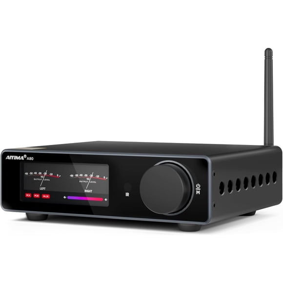 Amplificador AIYIMA A80 Bluetooth DAC 600W HiFi USB