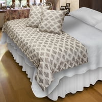 Mallorca - Piecera Con Fundas Aspen Camel Reversible