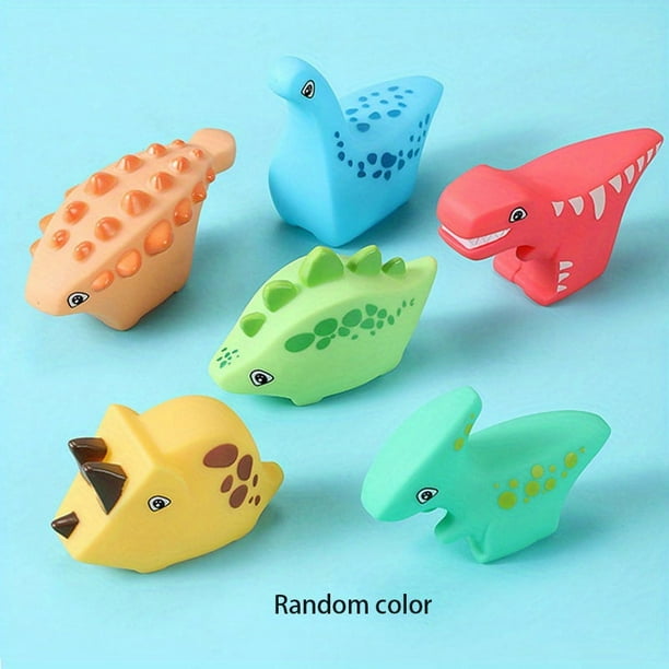 Animal Baby Bath Toys Set For Infants Toddlers Bathtub Beach Pool Water Squirt Floating Stacking Toy For Kids, 6 Pack Dinosaur Baby Bath Toys Set