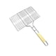 thumbnail image 5 of Gill Basket Grill Grill Clip de cocción portátil Accesorios de la parrilla BBQ Basking Basking Acero inoxidable para carne de mariscos de mariscos de 335cmx20cm, 5 of 5