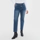 thumbnail image 2 of Jeans Mujer Straight Fit Elasticado Azul Oscuro Corona, 2 of 5