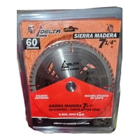 Metalfer - Disco De Sierra Circular 7 1 4 Pulgadas 60 Dientes Plateado