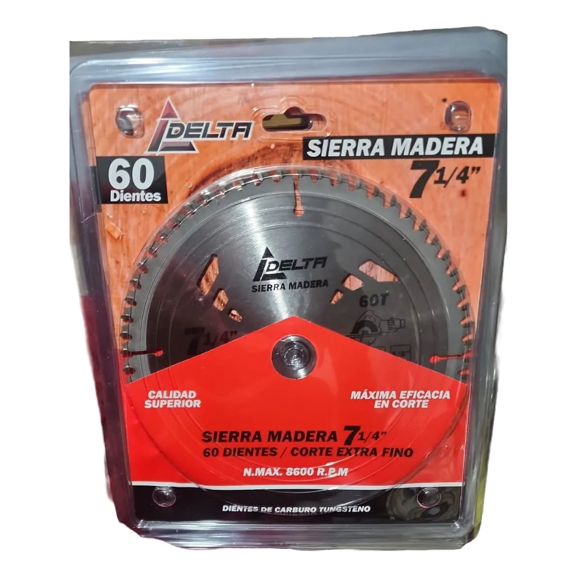 Metalfer - Disco De Sierra Circular 7 1 4 Pulgadas 60 Dientes Plateado