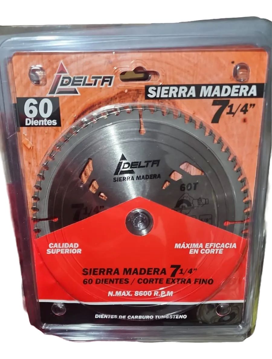 Metalfer - Disco De Sierra Circular 7 1 4 Pulgadas 60 Dientes Plateado